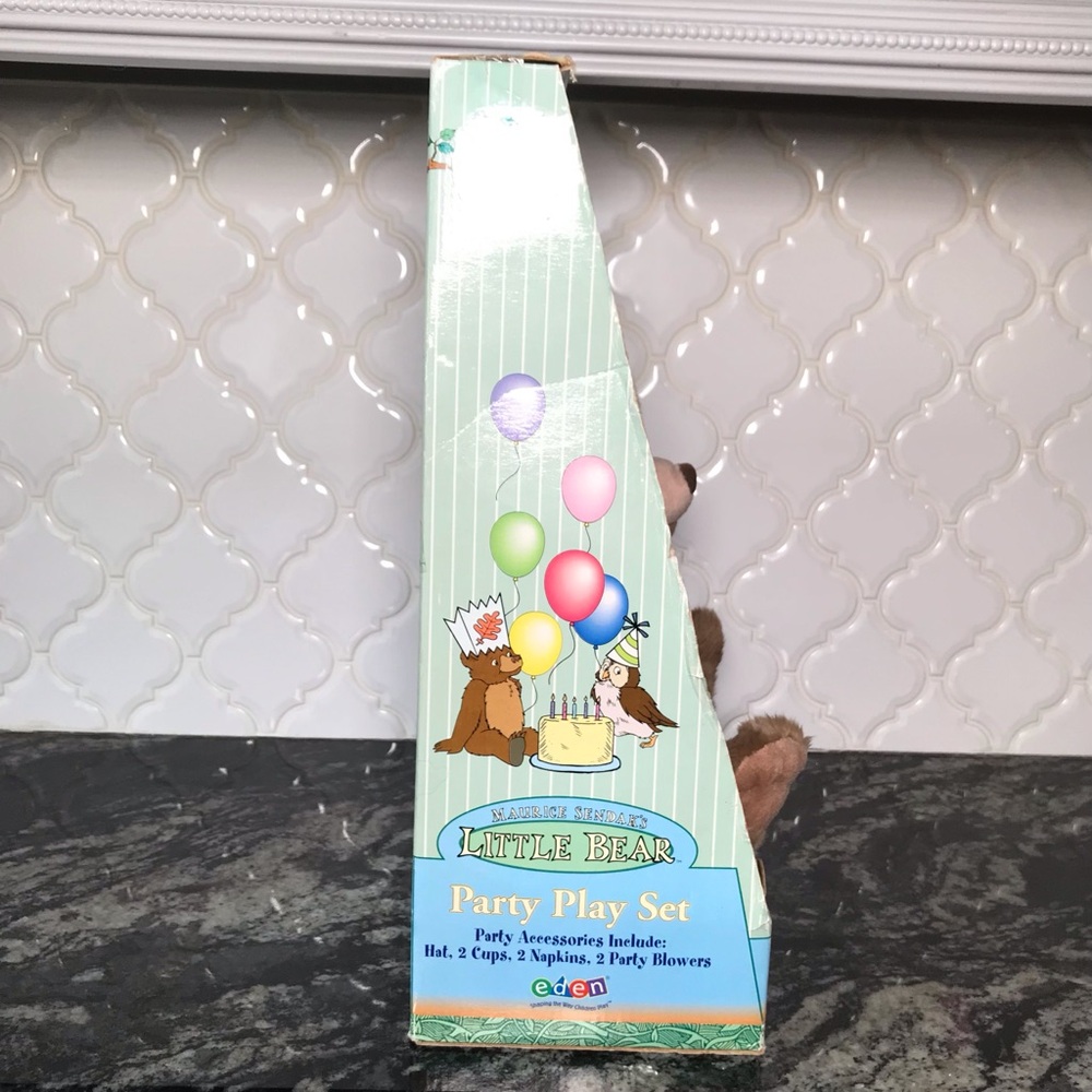 Vintage Maurice Sendak’s Little Bear Birthday Party Play Set by Eden NEW IN BOX - Picture 10 of 11